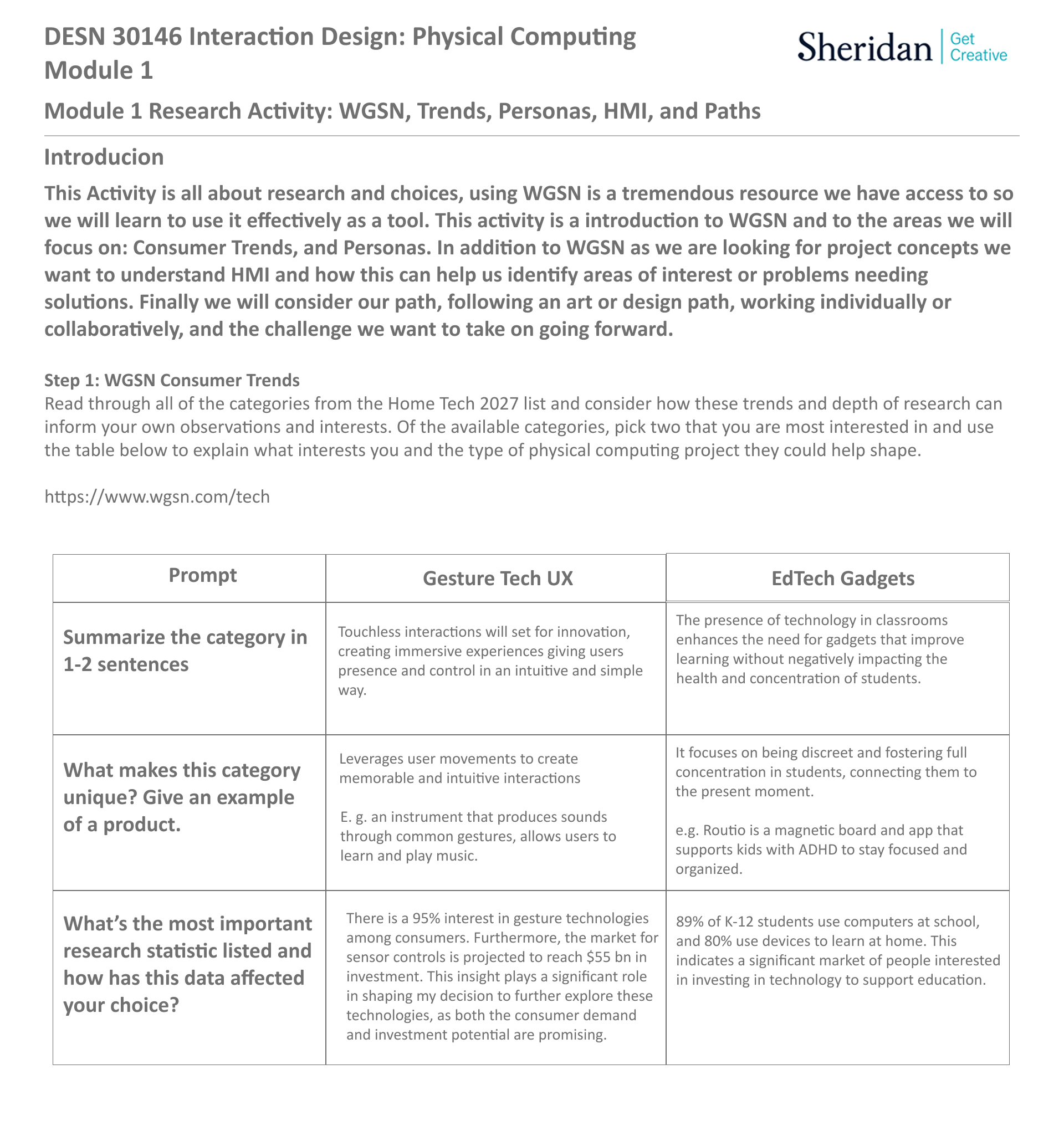 Research insights from the WGSN consumer trends